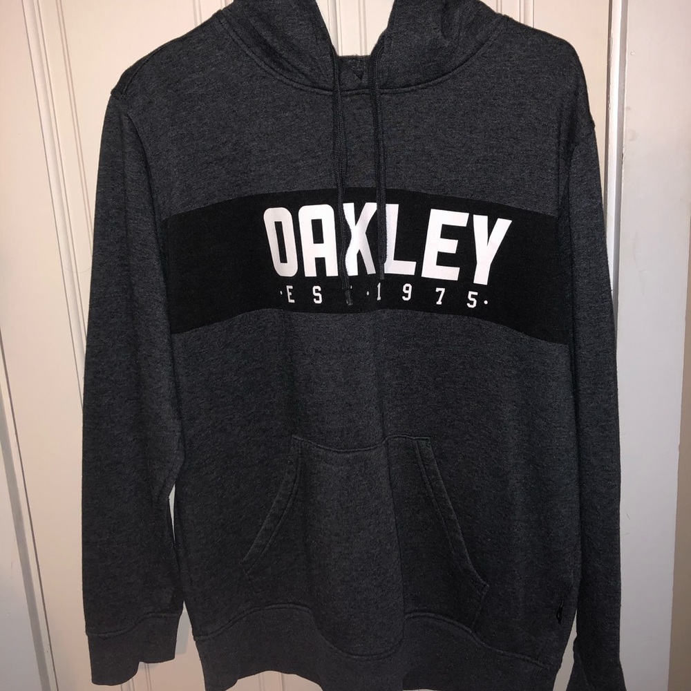 Grey Oakley Sweatshirt Hoodie